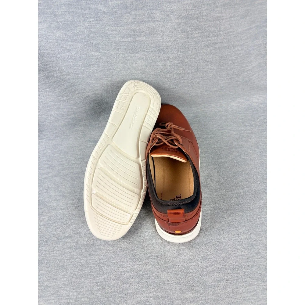 Samuel Hubbard Rafael Lace Up Shoes Mens 8 W Brown Tan Leather Oxfords Comfort